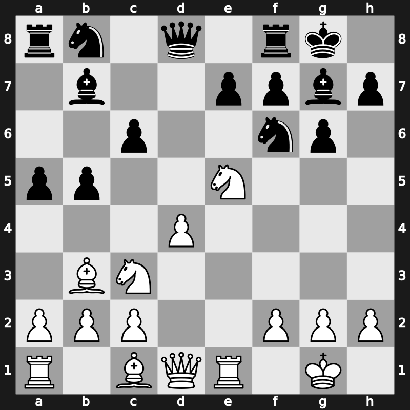1970 Vinkovci – Round 5 – Maric, Rudolf – 1/2-1/2 – Bronstein, David Ionovich – G113