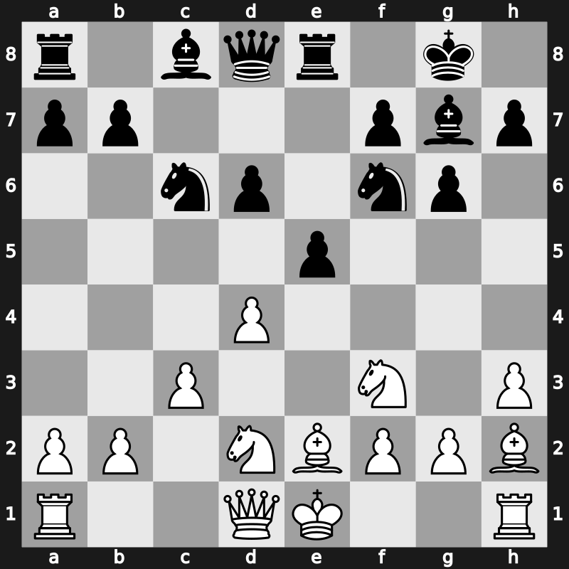 1970 Vinkovci – Round 5 – Taimanov, Mark – 1/2-1/2 – Gligoric, Svetozar – G56