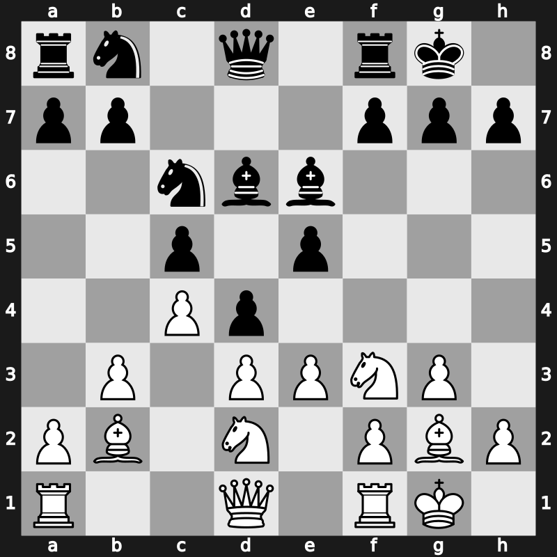 1971 Candidats sf2 – Round 9 – Petrosian, Tigran L. – 1-0 – Korchnoi, Viktor – G1