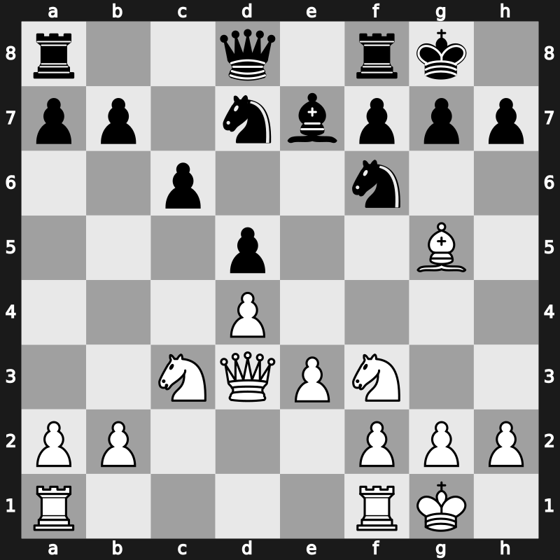 1971 Hoogovens – Round 1 – Denker, Arnold S – 1/2-1/2 – Kostro, Jerzy – G42