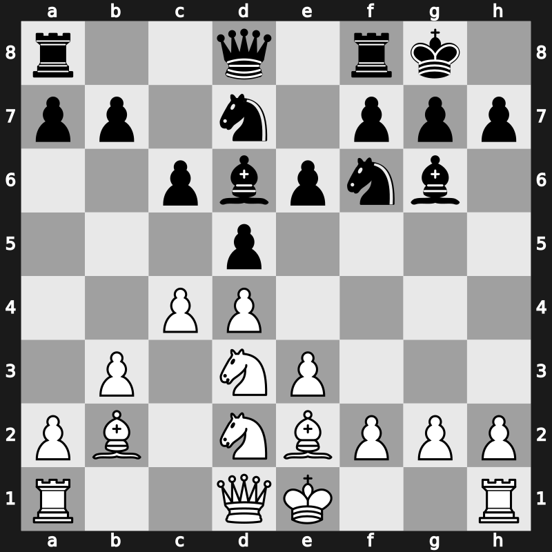 1971 Hoogovens – Round 1 – Hartoch, Robert G – 1/2-1/2 – Zuidema, Coen – G26