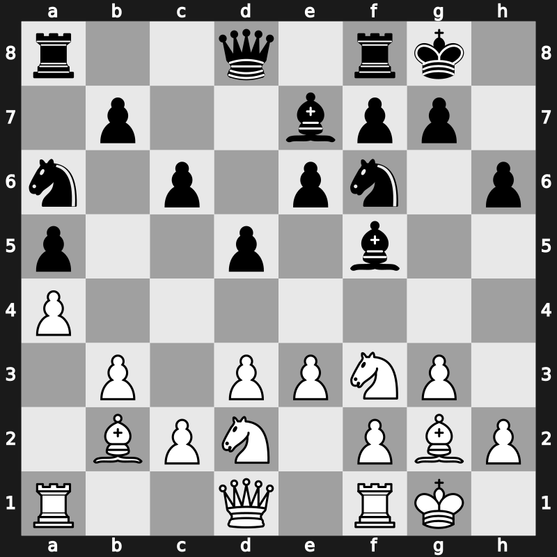 1971 Hoogovens – Round 10 – Huebner, Robert – 1/2-1/2 – Hort, Vlastimil – G240