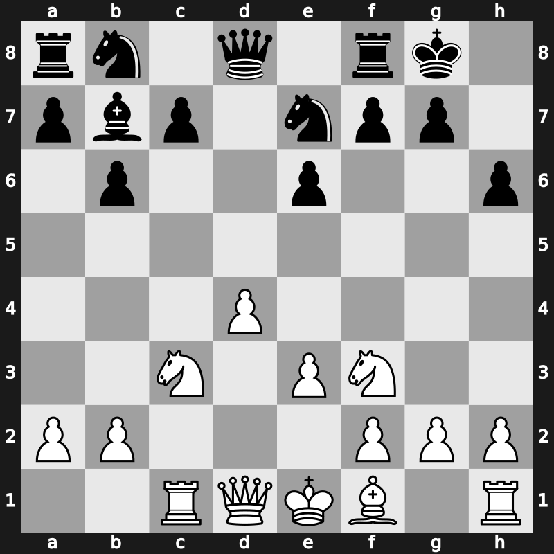 1971 Hoogovens – Round 11 – Ivkov, Borislav – 1/2-1/2 – Petrosian, Tigran L. – G46