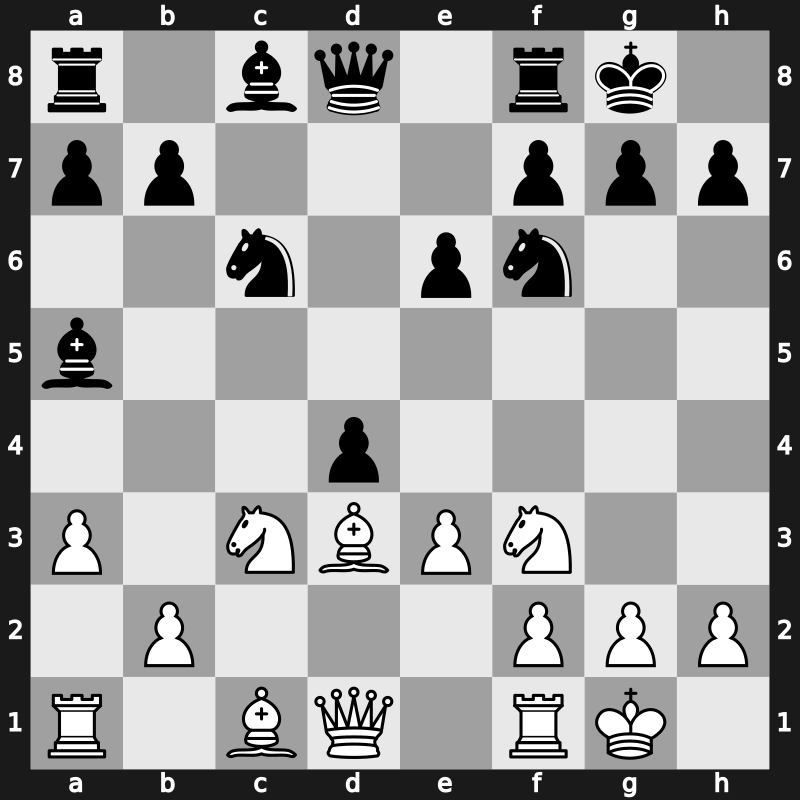 1971 Hoogovens – Round 12 – Gligoric, Svetozar – 1/2-1/2 – Langeweg, Kick – G72