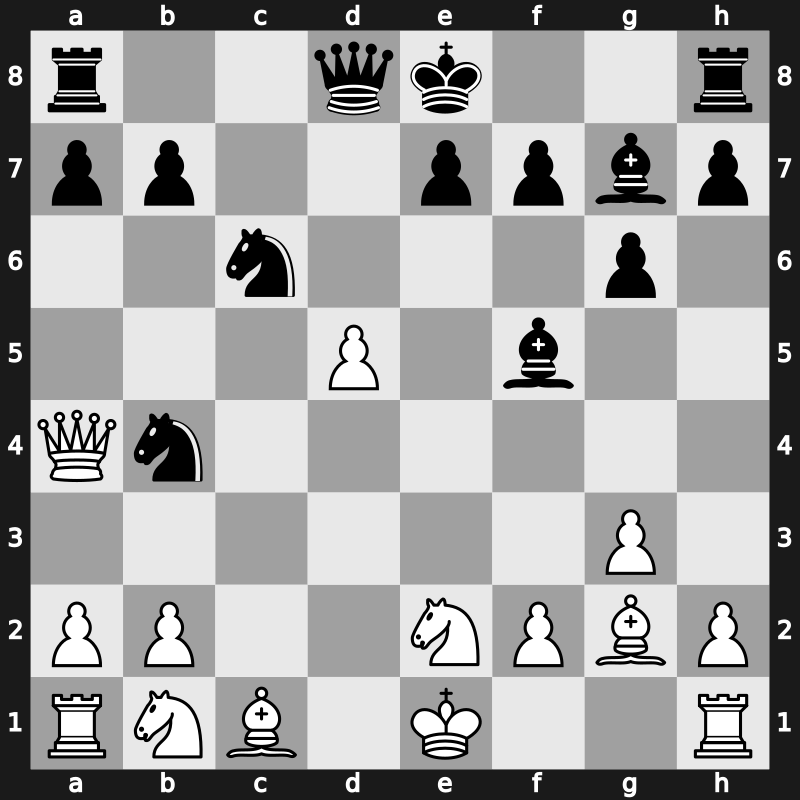 1971 Hoogovens – Round 12 – Lengyel, Laszlo – 1/2-1/2 – Olafsson, Fridrik – G91