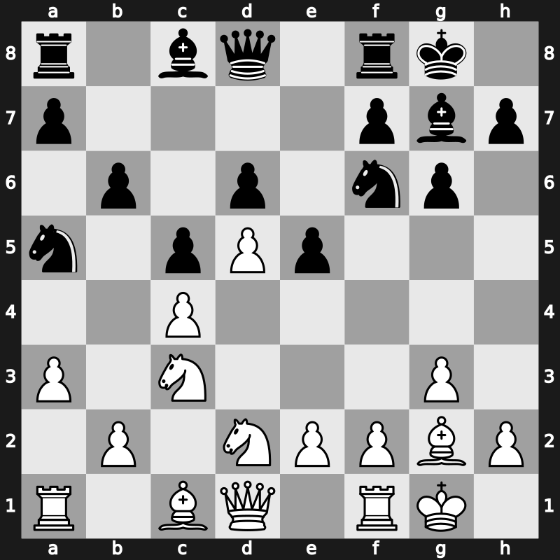 1971 Hoogovens – Round 13 – Ivkov, Borislav – 0-1 – Huebner, Robert – G19