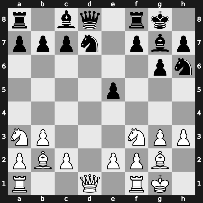 1971 Hoogovens – Round 13 – Olafsson, Fridrik – 1/2-1/2 – Najdorf, Miguel – G243