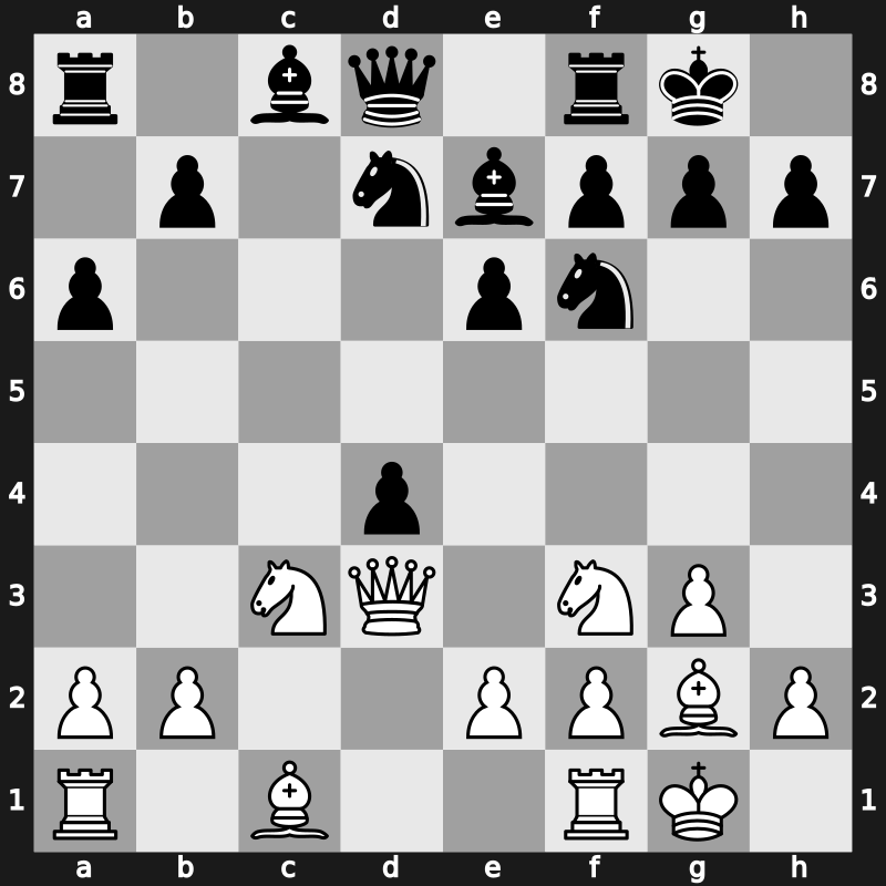 1971 Hoogovens – Round 15 – Olafsson, Fridrik – 1/2-1/2 – Donner, Jan Hein – G82