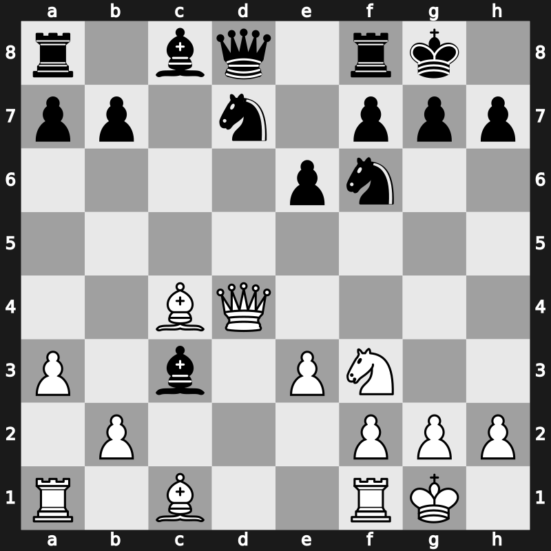 1971 Hoogovens – Round 5 – Mecking, Henrique – 1/2-1/2 – Korchnoi, Viktor – G75