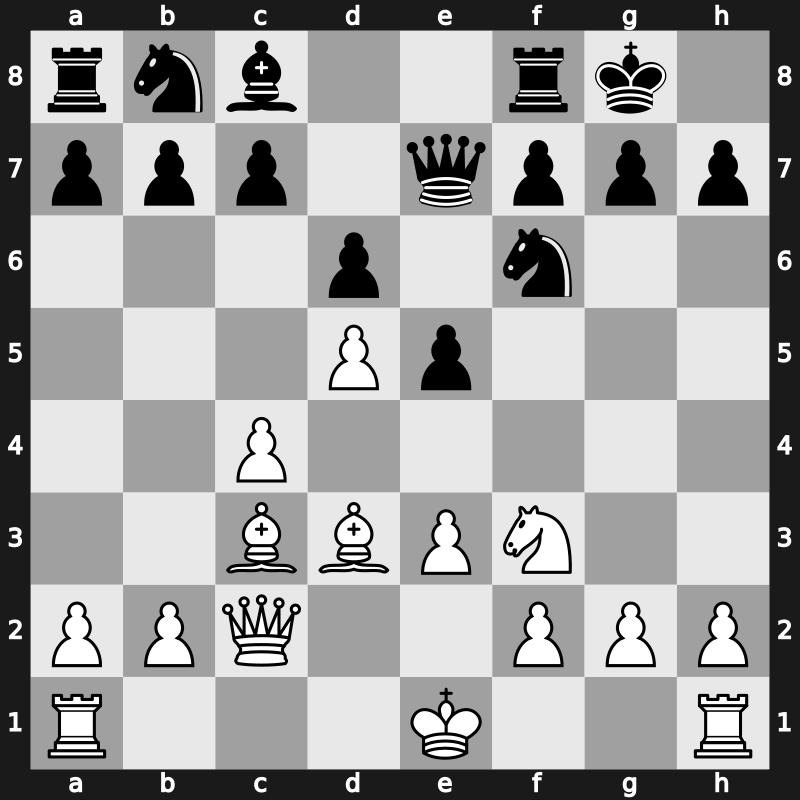 1971 Hoogovens – Round 7 – Forintos, Gyozo V – 1/2-1/2 – Hecht, Hans-Joachim – G79