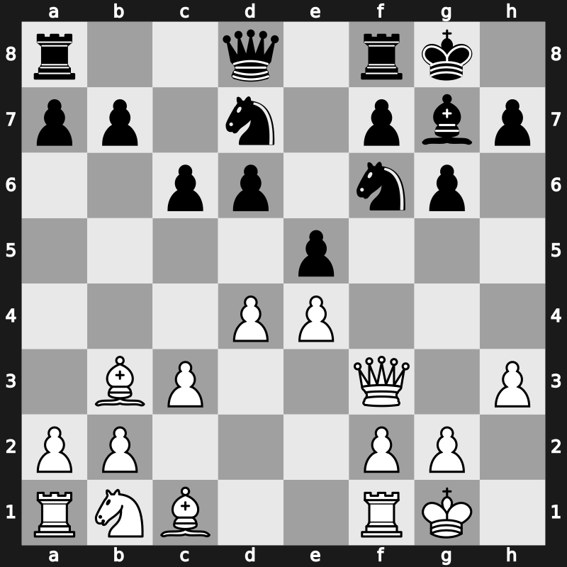 1971 Hoogovens – Round 8 – Huebner, Robert – 0-1 – Mecking, Henrique – G207