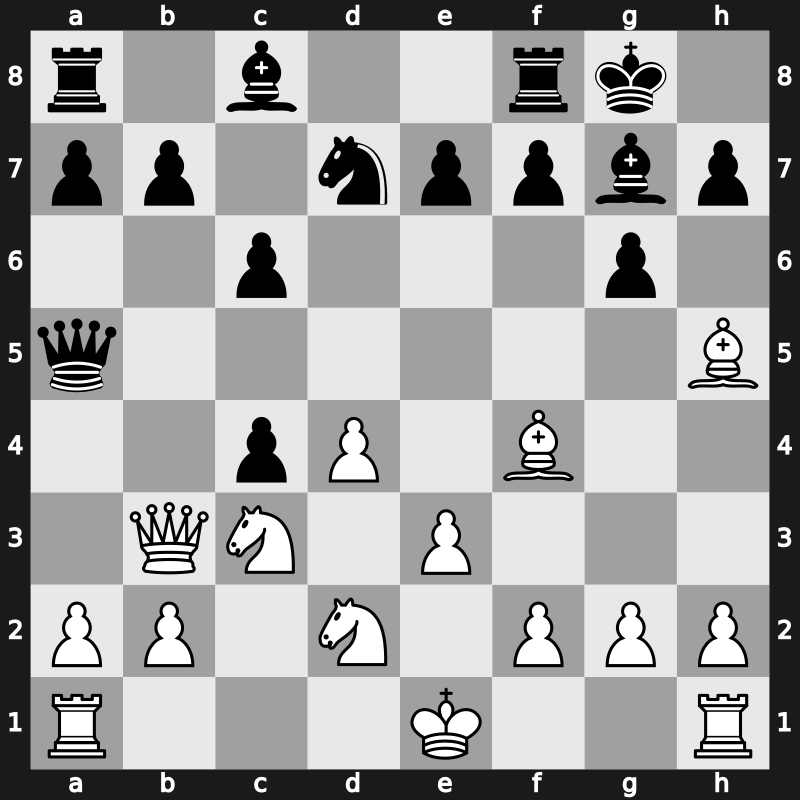 1971 Hoogovens – Round 9 – Mecking, Henrique – 1/2-1/2 – Gligoric, Svetozar – G104