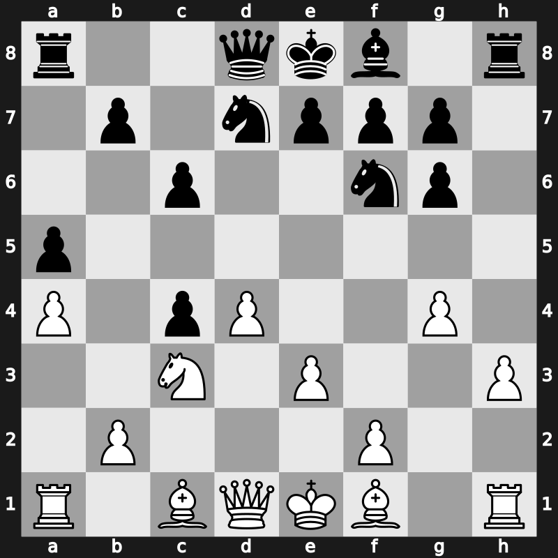 1971 Moscow – Round 1 – Balashov, Yuri S – 0-1 – Bronstein, David Ionovich – G46