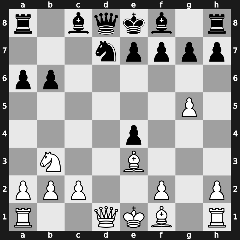 1971 Moscow – Round 1 – Byrne, Robert – 0-1 – Korchnoi, Viktor – G131