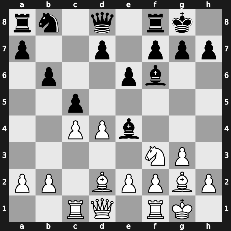 1971 Moscow – Round 1 – Smyslov, Vassily – 1-0 – Olafsson, Fridrik – G224