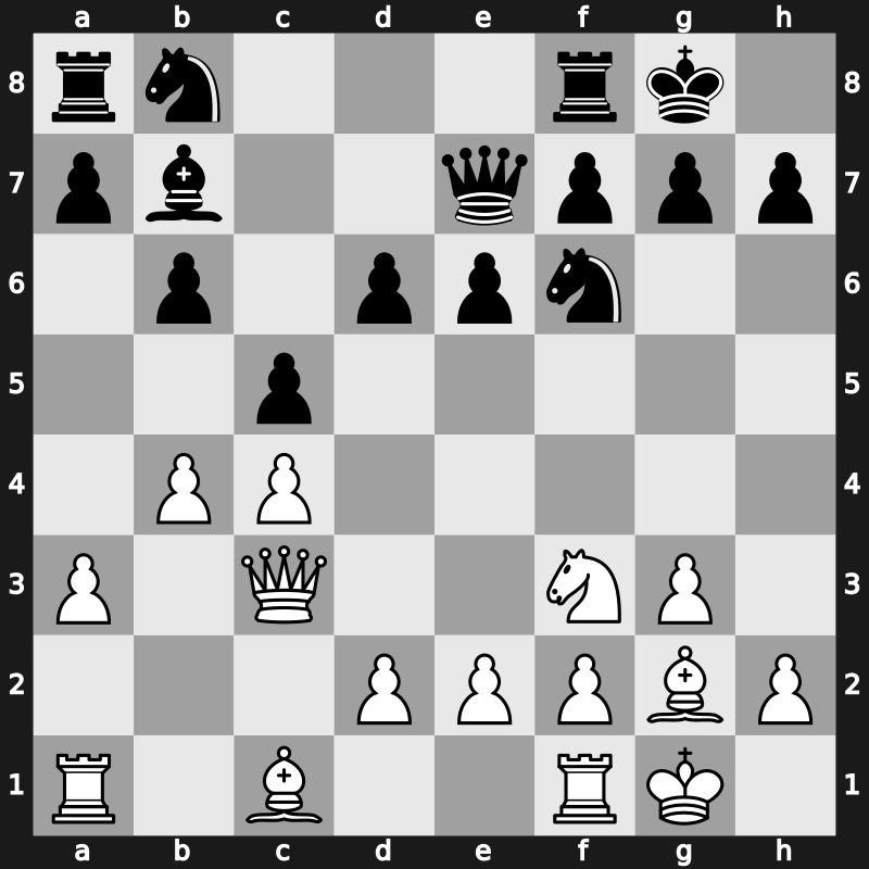 1971 Moscow – Round 16 – Lengyel, Levente – 1/2-1/2 – Balashov, Yuri S – G37