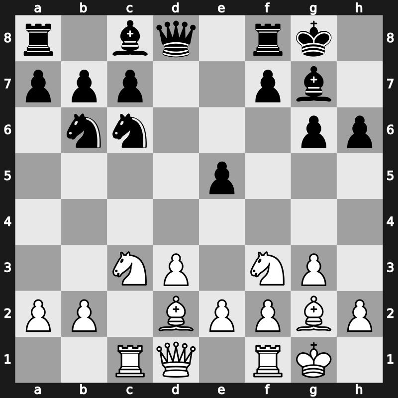 1971 Moscow – Round 5 – Lengyel, Levente – 1/2-1/2 – Tukmakov, Vladimir B – G32