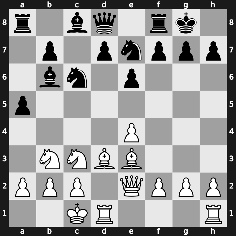 1972 San Antonio – Round 1 – Campos Lopez, Mario – 1/2-1/2 – Portisch, Lajos – G84