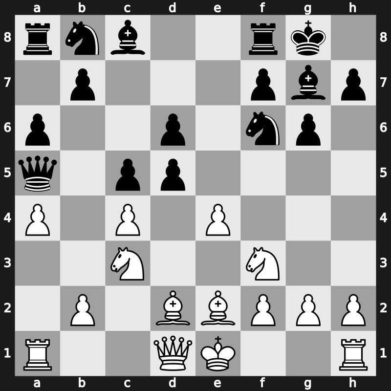 1972 San Antonio – Round 9 – Gligoric, Svetozar – 1/2-1/2 – Kaplan, Julio – G50
