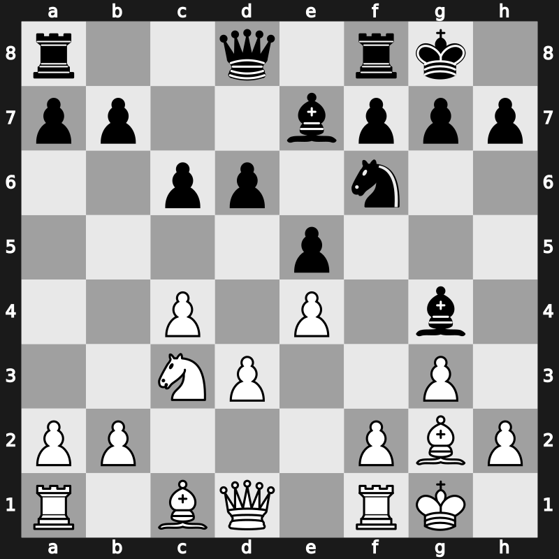 1972 Skopje ol (Men) fin-A – Round 1 – Uhlmann, Wolfgang – 1-0 – Rossetto, Hector – G13