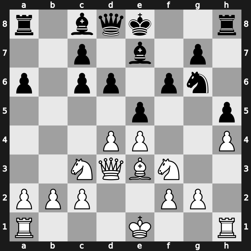 1972 Skopje ol (Men) fin-A – Round 10 – Diez del Corral, Jesus – 1/2-1/2 – Ciocaltea, Victor – G309