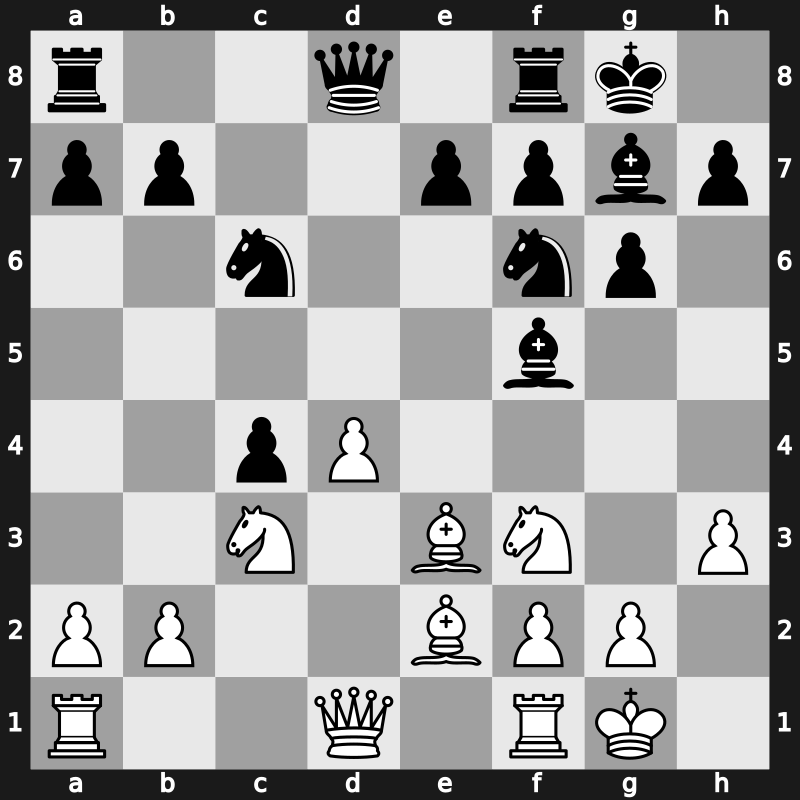 1972 Skopje ol (Men) fin-A – Round 12 – Bisguier, Arthur B – 0-1 – Karpov, Anatoly – G22