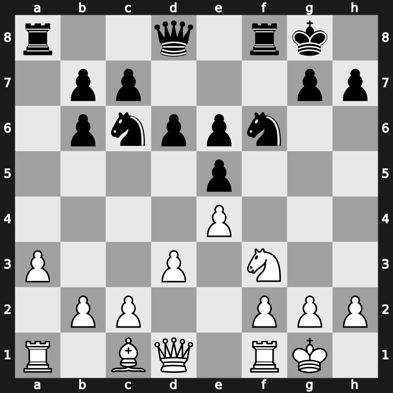 1972 Skopje ol (Men) fin-A – Round 14 – Schoeneberg, Manfred – 1/2-1/2 – Bisguier, Arthur B – G303