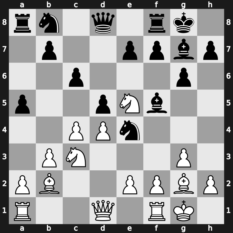 1972 Skopje ol (Men) fin-A – Round 15 – Pomar Salamanca, Arturo – 1/2-1/2 – Uhlmann, Wolfgang – G409