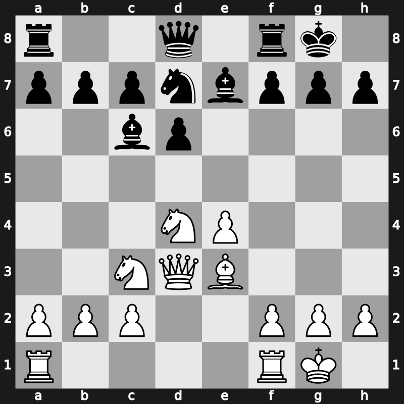 1972 Skopje ol (Men) fin-A – Round 3 – Matulovic, Milan – 1/2-1/2 – Pedersen, Karl – G327