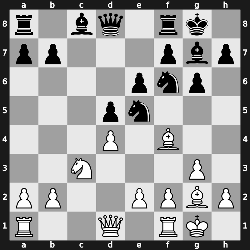 1972 Skopje ol (Men) fin-A – Round 4 – Donner, Jan Hein – 1/2-1/2 – Gligoric, Svetozar – G175