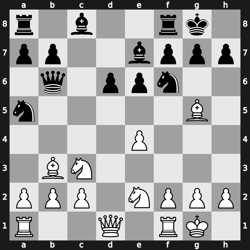 1972 Skopje ol (Men) fin-A – Round 9 – Ljubojevic, Ljubomir – 1/2-1/2 – Ribli, Zoltan – G280
