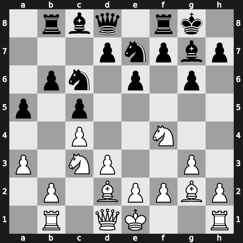 1973 Leningrad Interzonal – Round 10 – Larsen, Bent – 1/2-1/2 – Karpov, Anatoly – G2