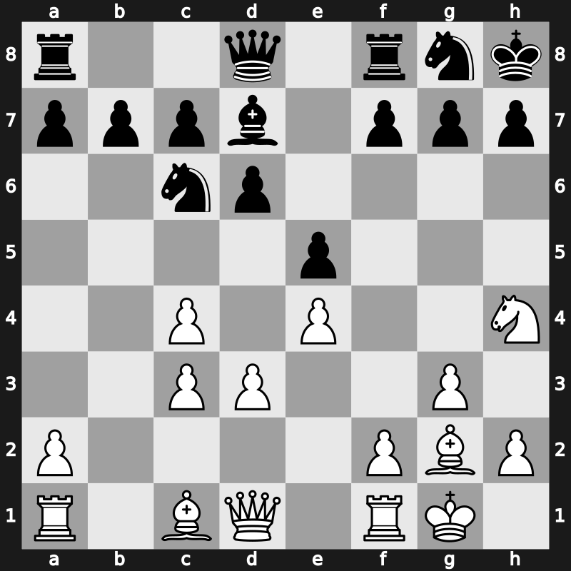 1973 Leningrad Interzonal – Round 10 – Uhlmann, Wolfgang – 1/2-1/2 – Korchnoi, Viktor – G11