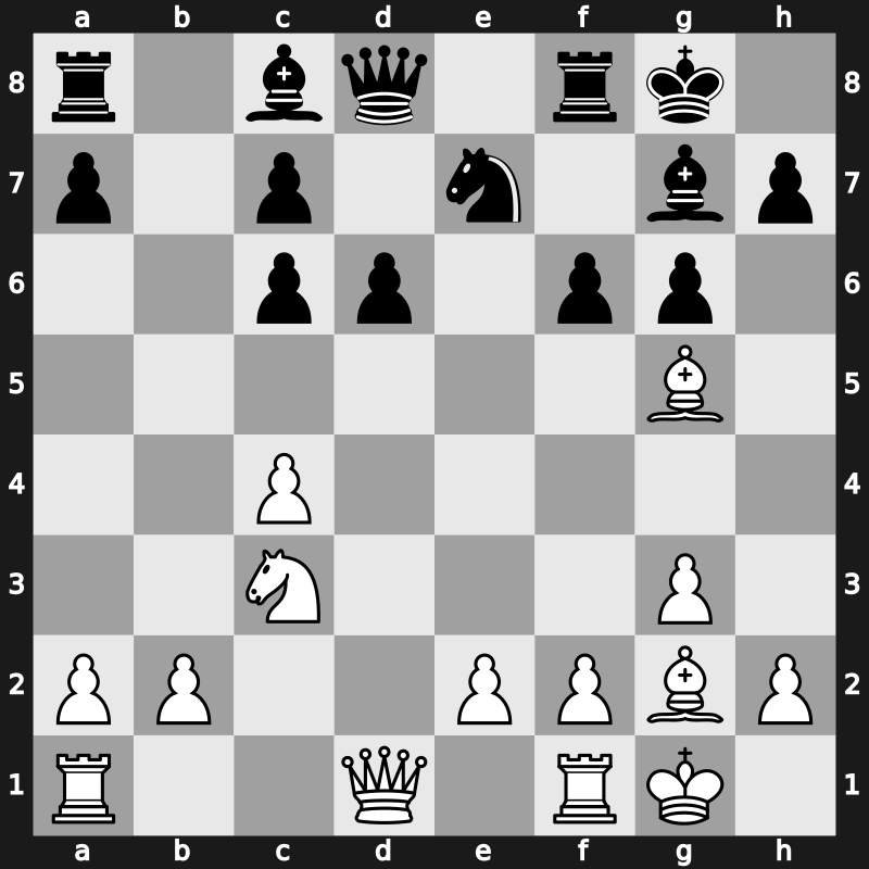 1973 Leningrad Interzonal – Round 4 – Larsen, Bent – 1/2-1/2 – Torre, Eugenio – G19