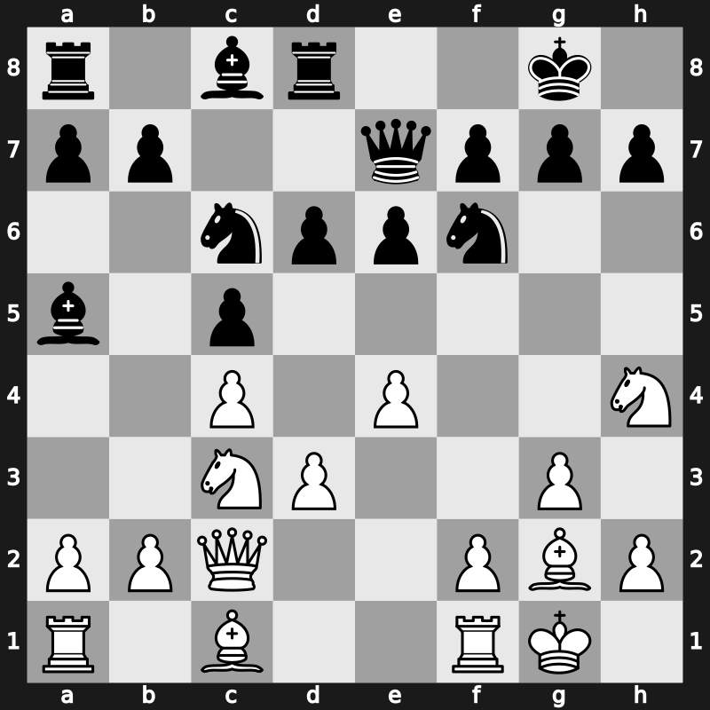 1973 Leningrad Interzonal – Round 8 – Uhlmann, Wolfgang – 1/2-1/2 – Huebner, Robert – G30