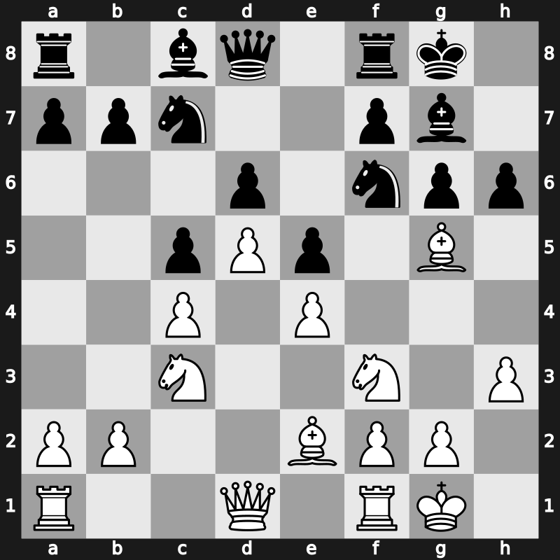 1974 Manila – Round 10 – Gligoric, Svetozar – 1/2-1/2 – Ljubojevic, Ljubomir – G45