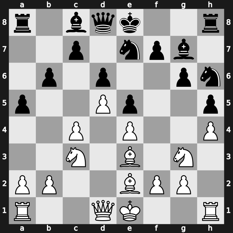 1974 Manila – Round 3 – Portisch, Lajos – 1/2-1/2 – Petrosian, Tigran V. – G18