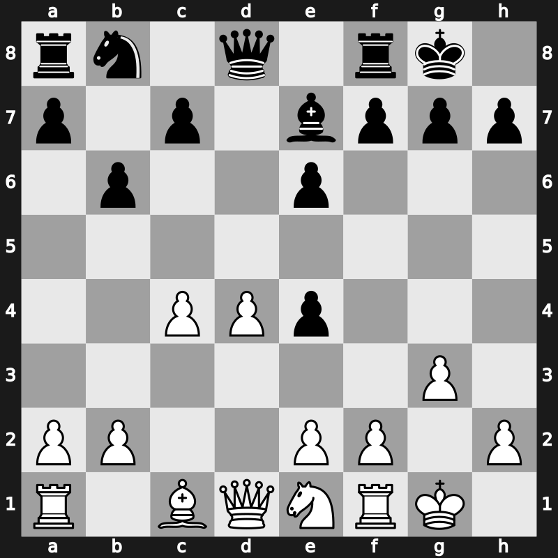 1975 Milan – Round 5 – Browne, Walter Shawn – 1/2-1/2 – Karpov, Anatoly – G20