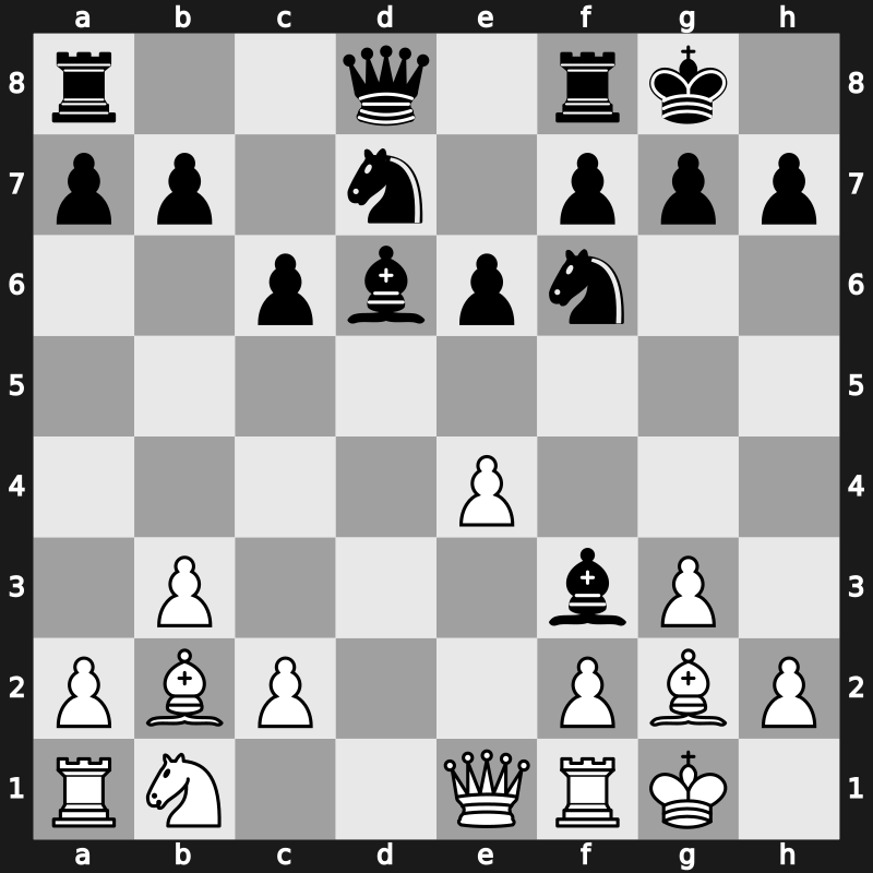 1975 URS Team Ch – Round 1 – Podgaets, Mikhail – 1/2-1/2 – Taimanov, Mark – G539