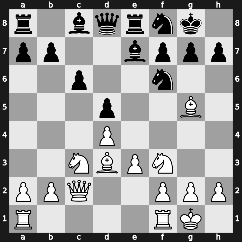 1975 URS Team Ch – Round 1 – Tal, Mihail – 1/2-1/2 – Vaganian, Rafael A. – G535