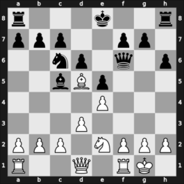 1905 Hastings m – Round 2 – Napier, William – 1/2-1/2 – Mieses, Jacques – G2
