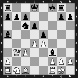 1905 Hastings m – Round 3 – Mieses, Jacques – 0-1 – Napier, William – G3