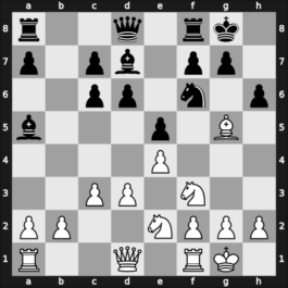 1900 Chicago blindfold sim – Round 2 – Pillsbury, Harry – 1/2-1/2 – Phillips Charles W – G2