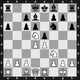 1900 London ENG – Round 5 – Teichmann, Richard – 1-0 – Physick, Thomas – G8