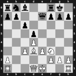 1900 London ENG – Round 9 – Van Vliet, Lodewijk – 1/2-1/2 – Alvarez Lee, Felix – G13