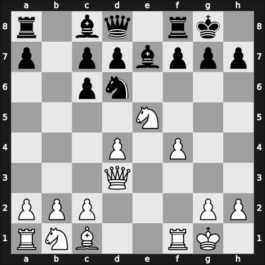 1900 London ENG – Round 10 – Gunsberg, Isidor – 1/2-1/2 – Physick, Thomas – G17