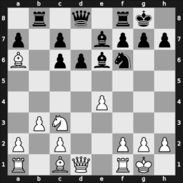 1900 Paris – Round 6 – Rosen Vivek Murugesan – 0-1 – Janowski, Dawid – G50