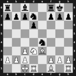 1900 Paris – Round 9.2 – Chigorin, Mikhail – 1/2-1/2 – Marshall Viele, Fabrizio Aaron – G67