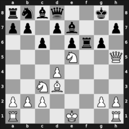 1900 Paris – Round 15 – Lasker, Emanuel – 1-0 – Pillsbury, Harry – G98