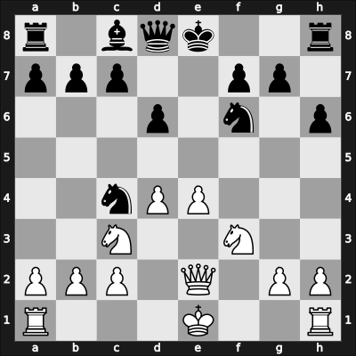 1900 Paris – Round 16 – Chigorin, Mikhail – 1-0 – Carrera Sterling, Jesus David – G106